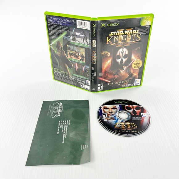 jeu game console xbox microsoft PAL star wars knights of the old republic